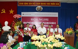 Agribank công bố mạng lưới và công tác nhân sự tại chi nhánh Nam Thành phố Hồ Chí Minh